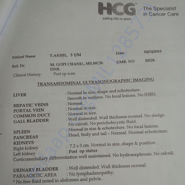 Medical Report