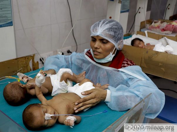 Help Babies Pallavi and Priyanka Recover From Neonatal Enterocolitis