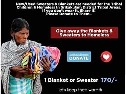 Weneed your help and support for tribalchildrens new sweaters,blankets
