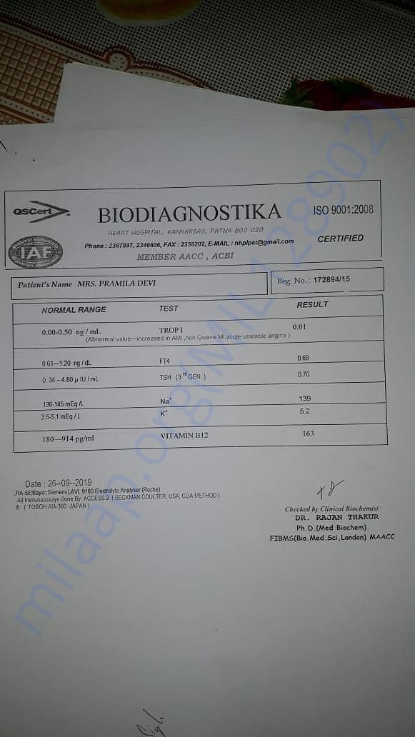 medical report