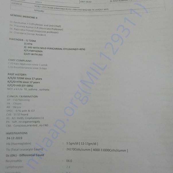 Medical Report