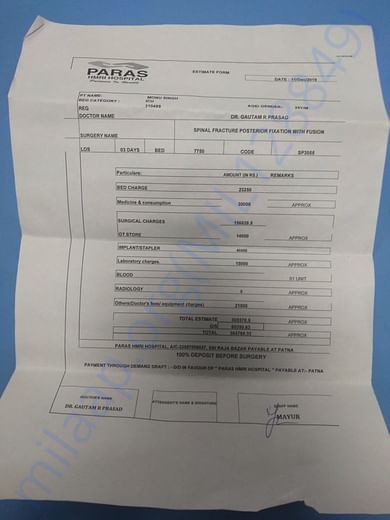 Spinal Fracture Estimate