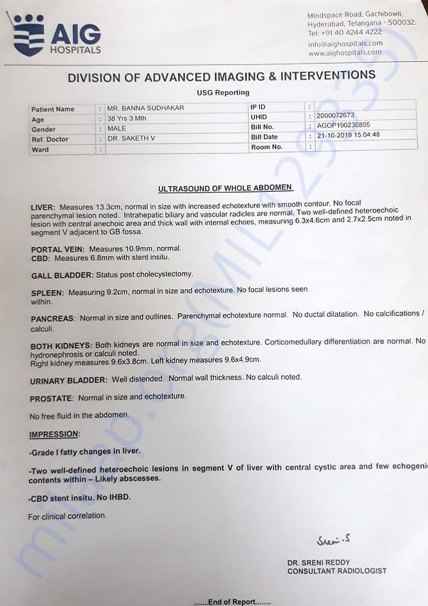 AIG Scan report