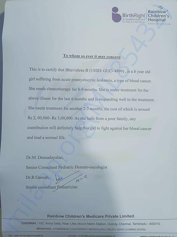 Estimation Letter