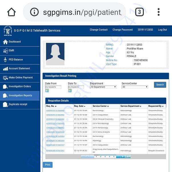 Medical Report