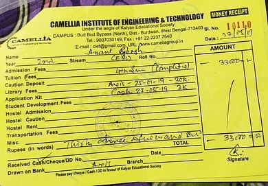 4th semester payment slip