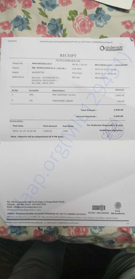 Doctor fees
