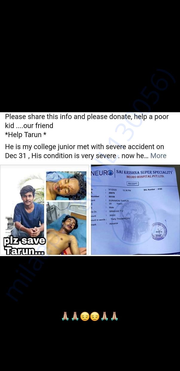 Help Suramoni Tharun