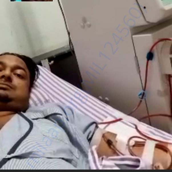 during dialysis