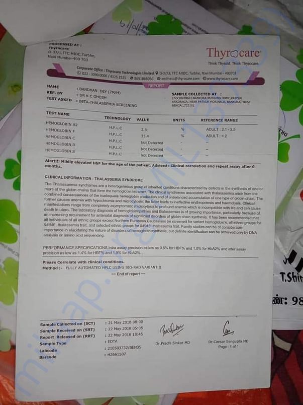 Hospital report