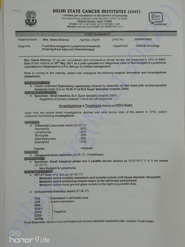 June 21, 2019 CHOP- 3rd Line Chemo Pg1