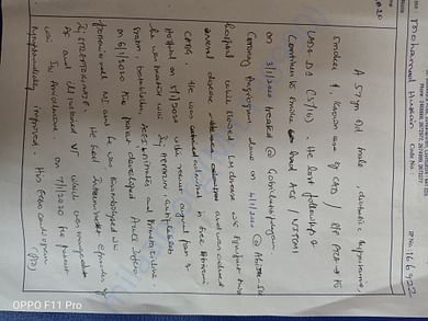 Doctor final statement