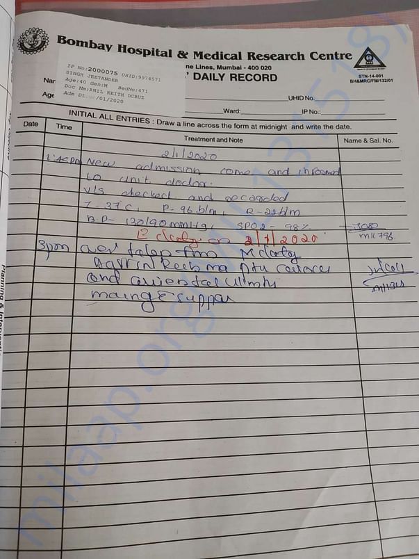 Hospital Document