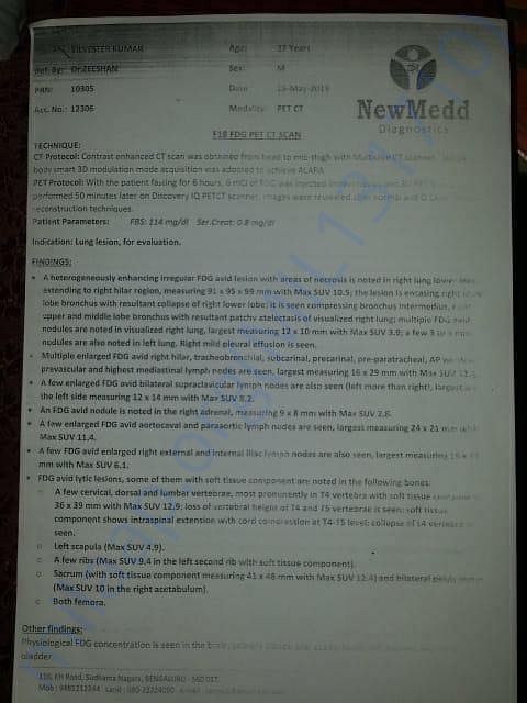 pet scan report