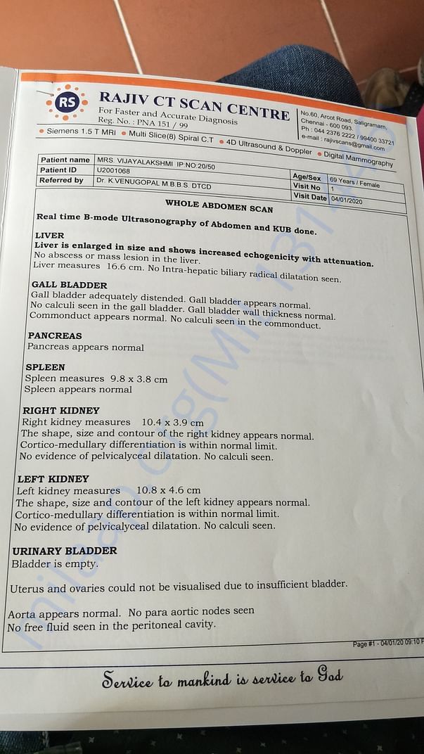Scan report