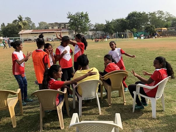 Help Kids From Khusbow Vidya Niketan Play Football