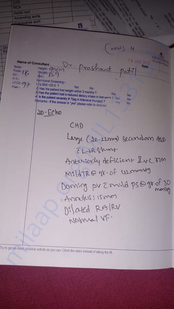 Doctor report