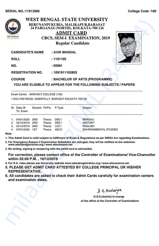 my college document