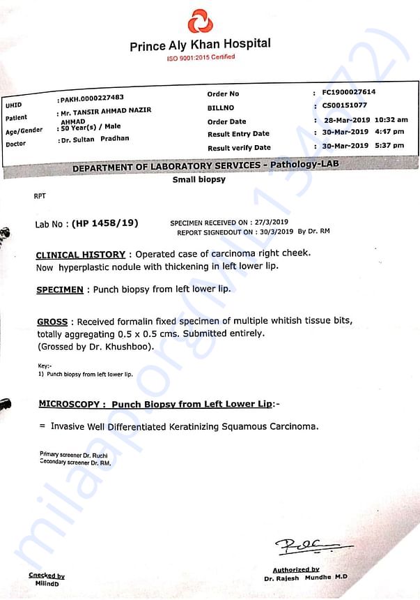 HISTOPATH REPORTS