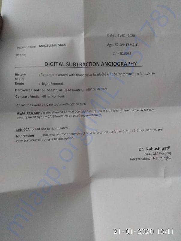 medical report