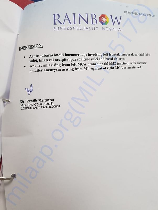medical report
