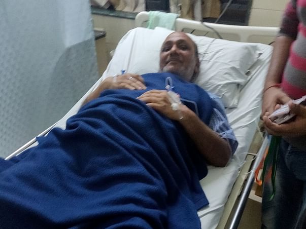 Help my father for fighting with heart disease.