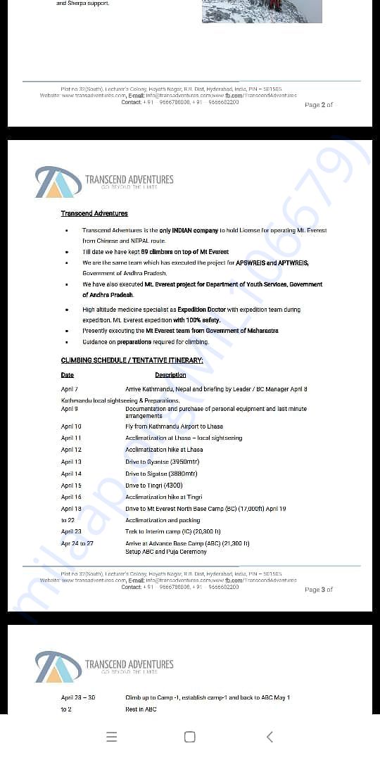 Invitation for climbing Mt Everest - Page 3