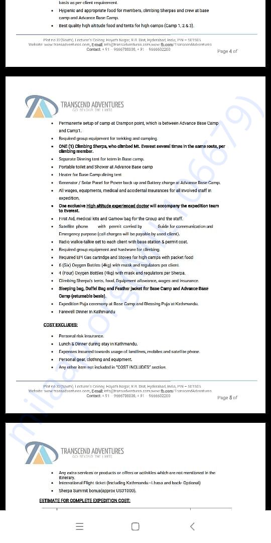 Invitation for climbing Mt Everest - Page 5