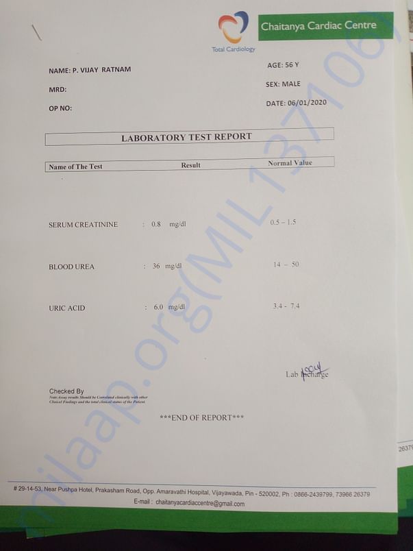 Medical report