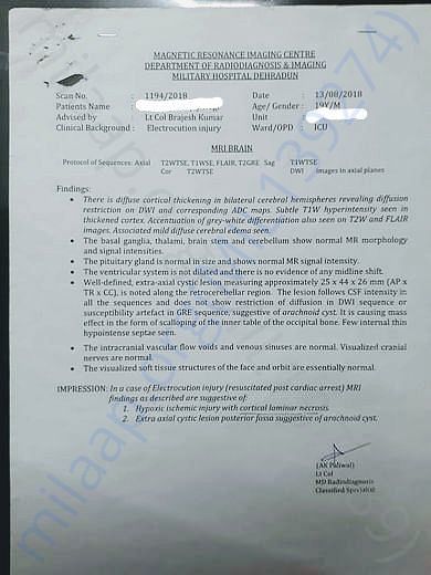 Hospital report