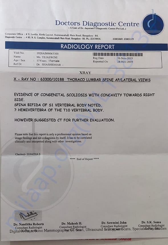Radiology Report