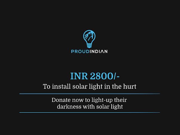 Donate Now To Light-up Their Darkness With Solar Light