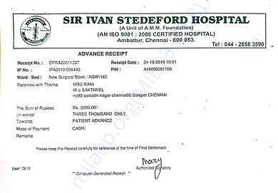 Rani_Medical Bill