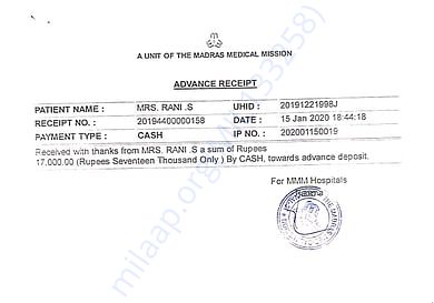 Rani_Medical Bill
