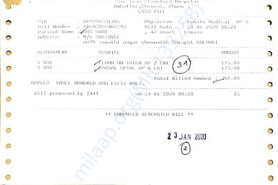 Rani_Medical Bill