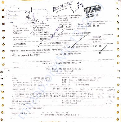 Rani_Medical Bill