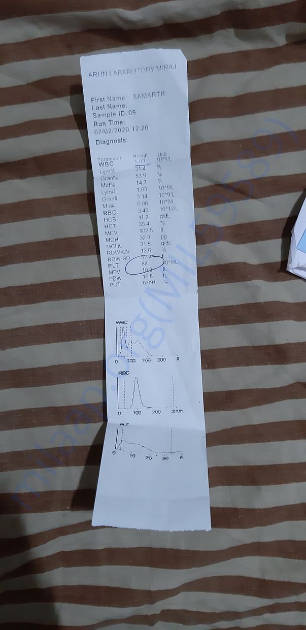 Blood reports