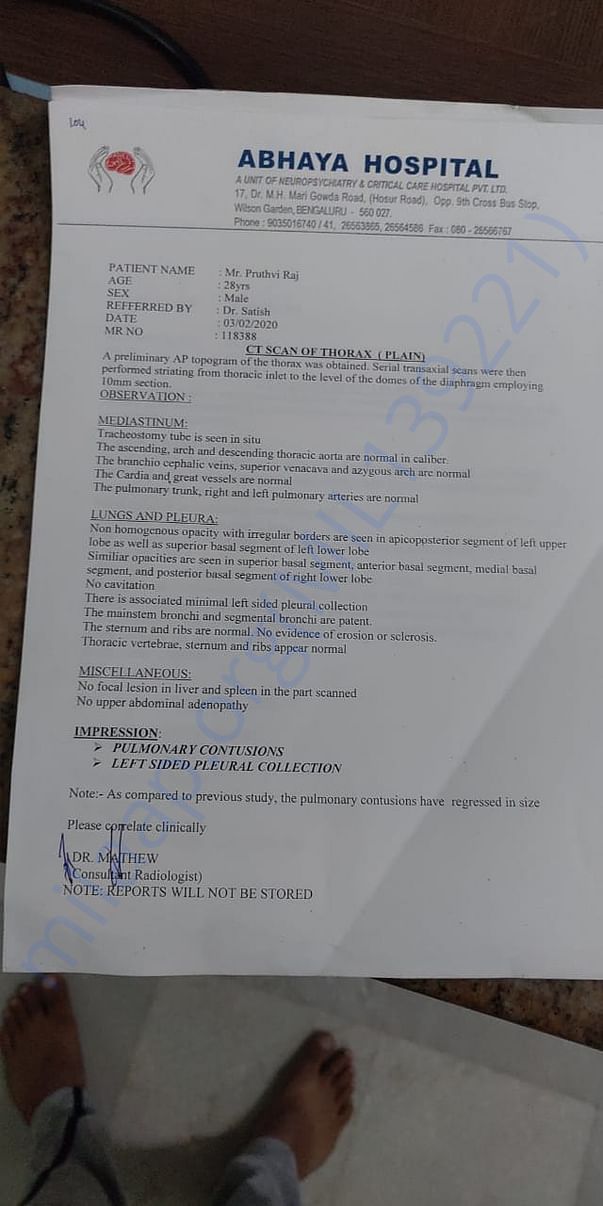 CT Scan Report