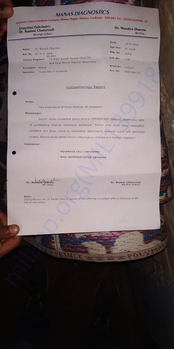 Diagnosis report