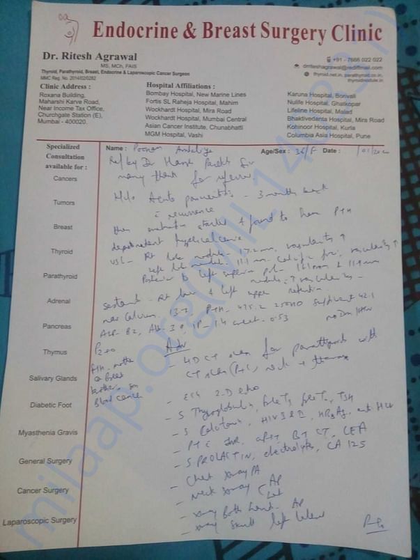 Doctor report