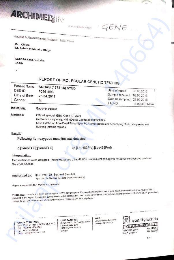 Gentic testing report
