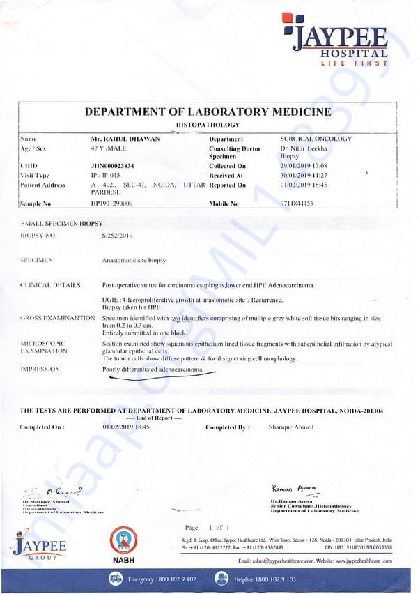 Hospital Report