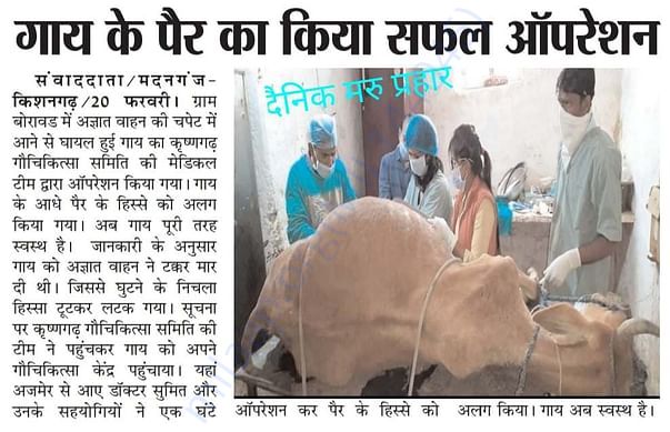 Newspaper clip 20 feb 2020