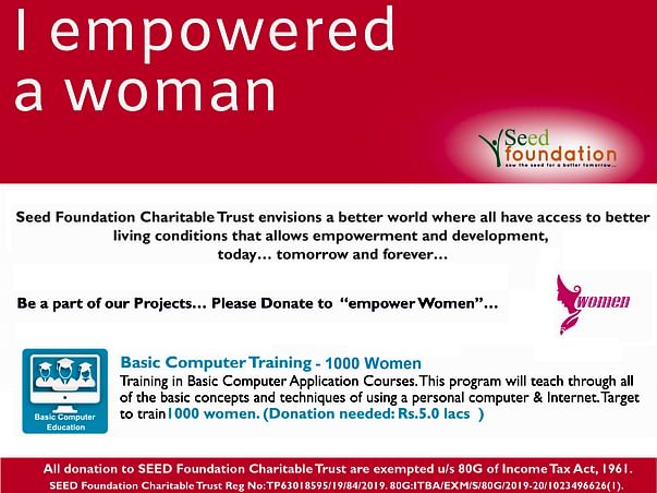 BASIC COMPUTER EDUCATION TO 1000 WOMEN