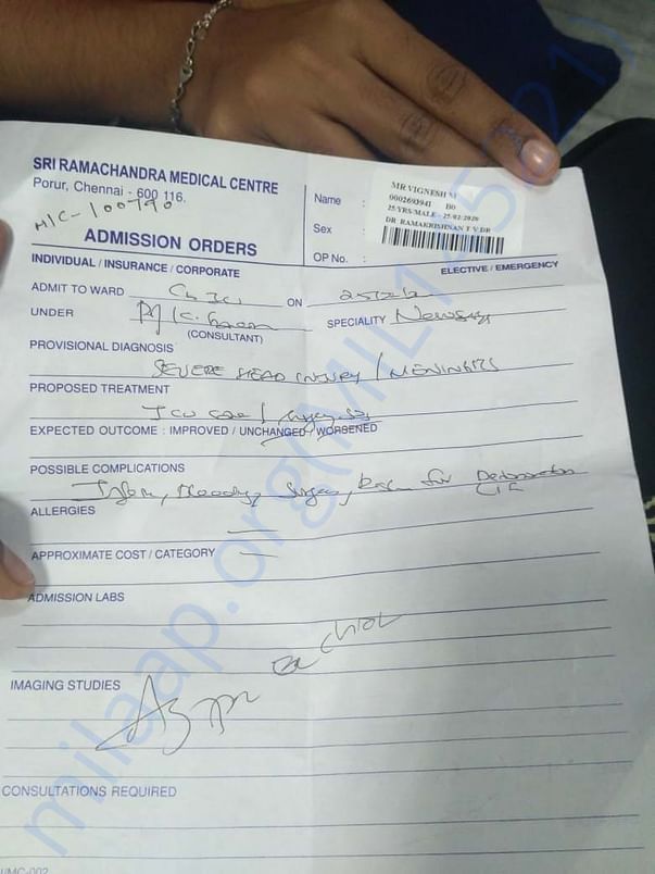 Admission report