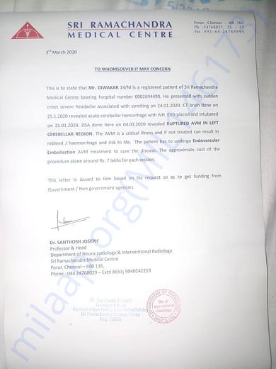 scanned report