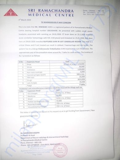 scanned report