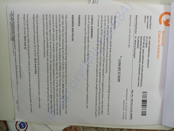NCI-PET CT Report 2