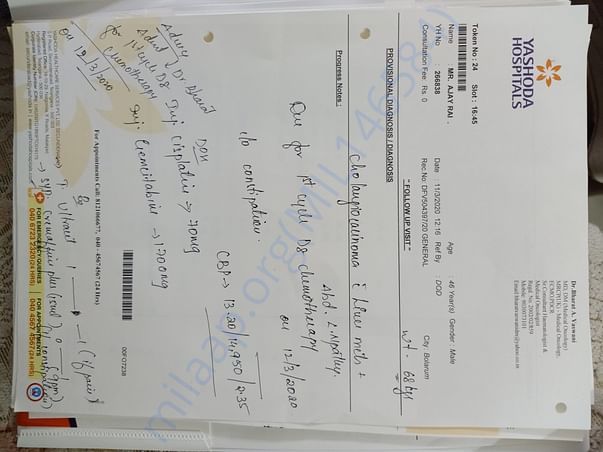 YH- 2nd Chemo Plan