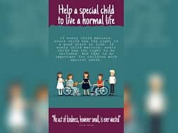 Please help us to provide education to special students